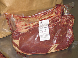 Côte de boeuf bio